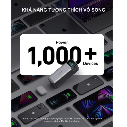 Anker A1289 - Pin Sạc Dự Phòng Anker 737 dung lượng 24000mAh, công suất 140w, 3 Cổng Gan Prime - Hình ảnh 3