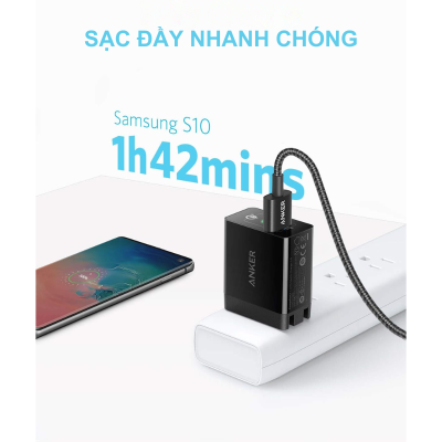 Anker A2013 - Củ sạc nhanh Anker Powerport+ 18W có đèn báo LED, chân gập nhỏ gọn - <div class="css-146c3p1 r-bcqeeo r-1ttztb7 r-qvutc0 r-37j5jr r-a023e6 r-16dba41 r-1adg3ll r-1b5gpbm r-a8ghvy" dir="ltr"><span class="css-1jxf684 r-bcqeeo r-1ttztb7 r-qvutc0 r-poiln3">Anker A2013 – Củ sạc nhanh Anker PowerPort+ 18W tích hợp đèn báo LED và chân gập nhỏ gọn. Hỗ trợ công nghệ Quick Charge 3.0, sạc nhanh cho Galaxy, iPhone, iPad. Thiết kế tiện lợi, an toàn với công nghệ bảo vệ vượt trội, lý tưởng cho di chuyển và sử dụng hàng ngày.</span></div>