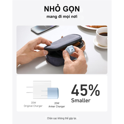 Anker A2637 - Củ Sạc Nhanh Anker 511 Nano Pro, Công Nghệ Sạc Nhanh PIQ 3.0, công suất 20W - <div class="css-146c3p1 r-bcqeeo r-1ttztb7 r-qvutc0 r-37j5jr r-a023e6 r-16dba41 r-1adg3ll r-1b5gpbm r-a8ghvy" dir="ltr"><span class="css-1jxf684 r-bcqeeo r-1ttztb7 r-qvutc0 r-poiln3">Anker A2637 – Củ Sạc Nhanh Anker 511 Nano Pro 20W với công nghệ PIQ 3.0, sạc nhanh cho iPhone, Samsung, iPad qua cổng USB-C. Thiết kế siêu nhỏ gọn, chỉ 30g, tích hợp ActiveShield bảo vệ an toàn. Lý tưởng cho người dùng di động cần hiệu suất cao trong kích thước nhỏ.</span></div>