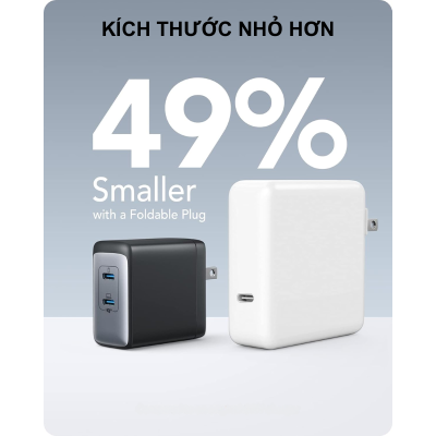 Anker A2666 - Củ Sạc Nhanh Anker PowerPort III, công suất 65W 2 cổng GaN II, PD/PPS/QC dành cho điện thoại/tablet/latop - <div class="css-146c3p1 r-bcqeeo r-1ttztb7 r-qvutc0 r-37j5jr r-a023e6 r-16dba41 r-1adg3ll r-1b5gpbm r-a8ghvy" dir="ltr"><span class="css-1jxf684 r-bcqeeo r-1ttztb7 r-qvutc0 r-poiln3">Anker A2666 – Củ Sạc Nhanh PowerPort III 65W với 2 cổng USB-C, công nghệ GaN II, hỗ trợ PD/PPS/QC, sạc nhanh điện thoại, tablet, laptop. Thiết kế siêu nhỏ gọn, phân bổ thông minh 45W+20W khi sạc đồng thời. Tích hợp ActiveShield đảm bảo an toàn, lý tưởng cho người dùng đa nhiệm.</span></div>