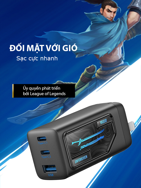 Anker A9523 - Củ Sạc Anker YASUO công suất 65W, 2C 1A PD3.0/PPS/QC (Bản Đặc Biệt) -