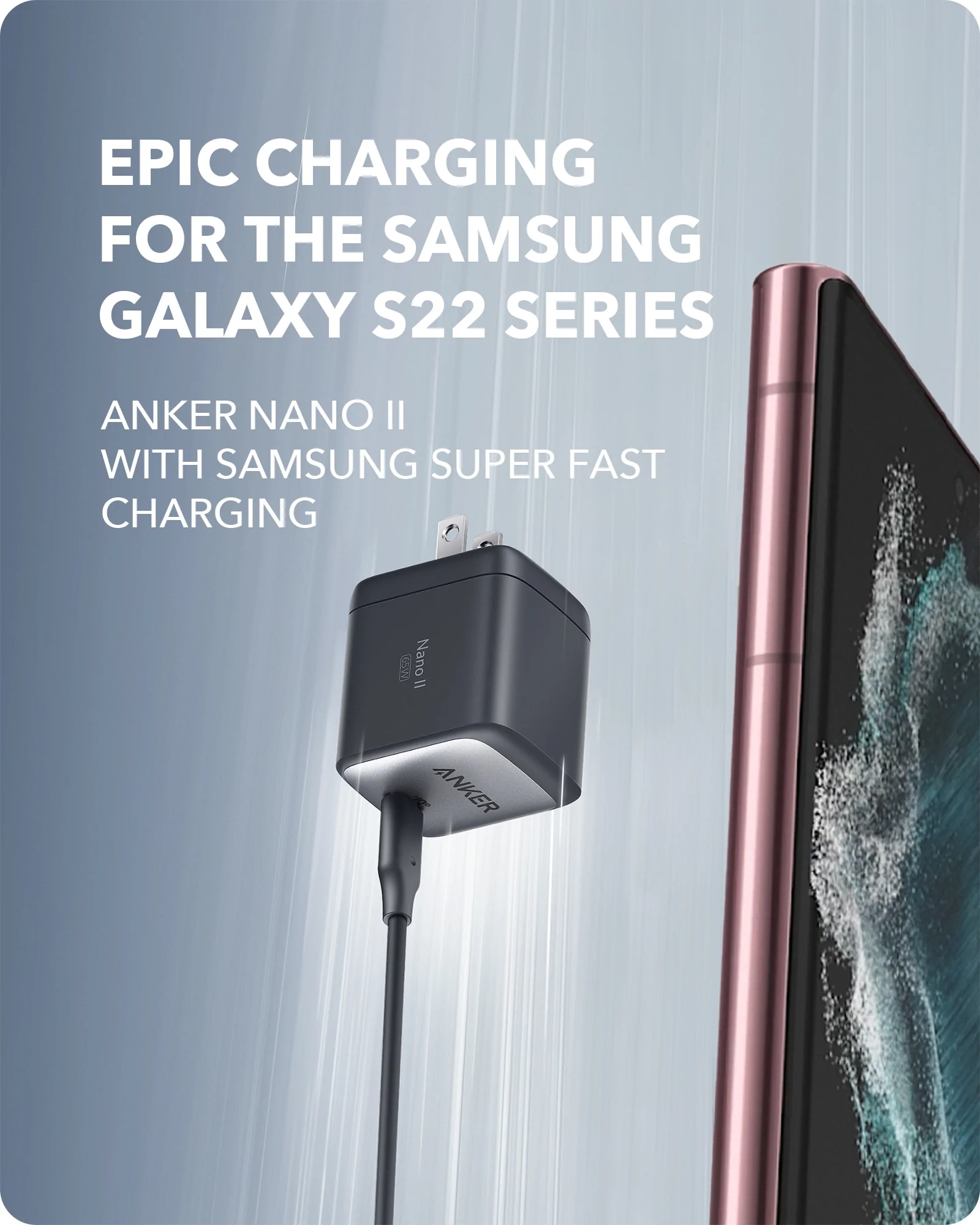 Anker A2664 - Củ sạc nhanh Anker công suất 45W, chuẩn sạc PD/PPS/QC dành cho iphone, samsung, android, laptop -