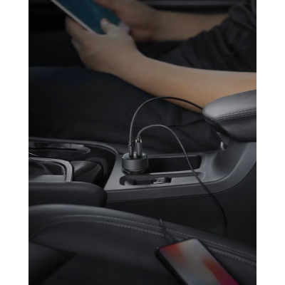Anker A2732 - Tẩu sạc nhanh Anker 2 cổng cho ô tô xe hơi 35W - Tẩu sạc nhanh Anker A2732 là lựa chọn hoàn hảo cho nhu cầu sạc trên ô tô với tổng công suất 35W. Sản phẩm tích hợp 2 cổng: USB-C (20W Power Delivery) và USB-A (15W PowerIQ 2.0), cho phép sạc đồng thời 2 thiết bị nhanh gấp 2.5 lần so với sạc thông thường. Thiết kế nhỏ gọn, an toàn với công nghệ MultiProtect, phù hợp cho điện thoại, máy tính bảng USB-C và USB-A. Màu đen sang trọng, dễ dàng sử dụng trong xe hơi.