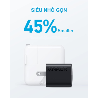 Anker A2331 - Củ sạc Anker 2 Cổng 323 33W - <div class="css-146c3p1 r-bcqeeo r-1ttztb7 r-qvutc0 r-37j5jr r-a023e6 r-16dba41 r-1adg3ll r-1b5gpbm r-a8ghvy" dir="ltr"><span class="css-1jxf684 r-bcqeeo r-1ttztb7 r-qvutc0 r-poiln3">Anker A2331 – Củ sạc Anker 2 cổng 323 33W với 1 USB-C PD và 1 USB-A, sạc nhanh cho iPhone, Samsung, iPad. Công suất tối đa 33W, thiết kế nhỏ gọn, chân gập tiện lợi. Tích hợp bảo vệ an toàn ActiveShield, lý tưởng cho người dùng cần sạc đa thiết bị.</span></div>