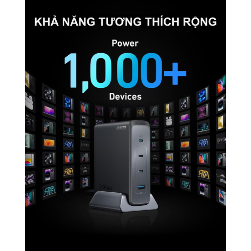 Anker A2342 - Sạc bàn Anker Prime 240W 749, sạc laptop, macbook, ipad, iP, điện thoại android - Hình ảnh 6