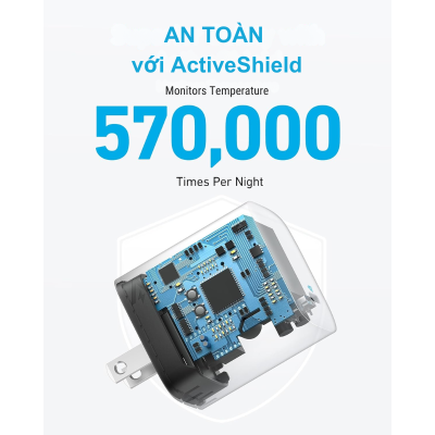 Anker A2671 - Củ sạc nhanh Anker 316 67W hỗ trợ PD PPS QC 4.0 - <div class="css-146c3p1 r-bcqeeo r-1ttztb7 r-qvutc0 r-37j5jr r-a023e6 r-16dba41 r-1adg3ll r-1b5gpbm r-a8ghvy" dir="ltr"><span class="css-1jxf684 r-bcqeeo r-1ttztb7 r-qvutc0 r-poiln3">Củ sạc nhanh Anker A2671 (316 Charger) sở hữu công suất 67W, hỗ trợ các chuẩn sạc tiên tiến như PD, PPS và QC 4.0, mang đến tốc độ sạc vượt trội cho điện thoại, máy tính bảng và laptop. Thiết kế nhỏ gọn với chân gập tiện lợi, phù hợp để mang theo mọi lúc mọi nơi. Sản phẩm tích hợp một cổng USB-C mạnh mẽ, đáp ứng nhu cầu sạc nhanh tối ưu.</span></div>