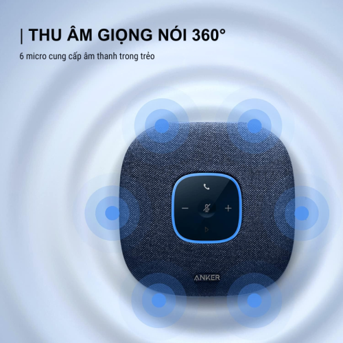 Anker A3302 - Loa hội nghị Bluetooth Anker PowerConf S3 Speakerphone - Hình ảnh 2
