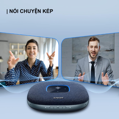 Anker A3302 - Loa hội nghị Bluetooth Anker PowerConf S3 Speakerphone - <div class="css-146c3p1 r-bcqeeo r-1ttztb7 r-qvutc0 r-37j5jr r-a023e6 r-16dba41 r-1adg3ll r-1b5gpbm r-a8ghvy" dir="ltr"><span class="css-1jxf684 r-bcqeeo r-1ttztb7 r-qvutc0 r-poiln3">Loa hội nghị Bluetooth Anker A3302 PowerConf S3 sở hữu 6 micro thu âm 360° và công suất 3W, tích hợp công nghệ tăng cường giọng nói thông minh. Pin 24 giờ, kết nối Bluetooth 5.0 và USB-C, chống ồn hiệu quả. Dễ dàng tùy chỉnh qua ứng dụng, hoàn hảo cho hội họp tại nhà hoặc văn phòng.</span></div>