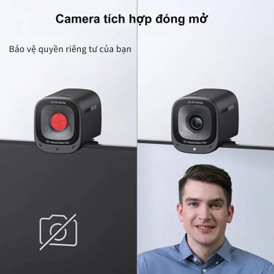 Anker A3369 - Webcam Anker PowerConf C200 2K, Độ phân giải lên đến 2K, lấy nét Auto, AI Noise Cancellation - <div class="css-146c3p1 r-bcqeeo r-1ttztb7 r-qvutc0 r-37j5jr r-a023e6 r-16dba41 r-1adg3ll r-1b5gpbm r-a8ghvy" dir="ltr"><span class="css-1jxf684 r-bcqeeo r-1ttztb7 r-qvutc0 r-poiln3">Anker A3369 – Webcam Anker PowerConf C200 2K mang đến chất lượng hình ảnh sắc nét với độ phân giải lên đến 2K. Tích hợp tính năng lấy nét tự động nhanh chóng và công nghệ AI Noise Cancellation, sản phẩm đảm bảo âm thanh rõ ràng, loại bỏ tạp âm hiệu quả. Với góc nhìn linh hoạt và thiết kế nhỏ gọn, đây là lựa chọn lý tưởng cho hội họp trực tuyến chuyên nghiệp.</span></div>