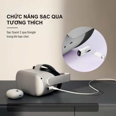 Anker A3850 - Tai nghe không dây gaming Anker Soundcore VR P10 - <div class="css-146c3p1 r-bcqeeo r-1ttztb7 r-qvutc0 r-37j5jr r-a023e6 r-16dba41 r-1adg3ll r-1b5gpbm r-a8ghvy" dir="ltr"><span class="css-1jxf684 r-bcqeeo r-1ttztb7 r-qvutc0 r-poiln3">Tai nghe không dây gaming Anker A3850 Soundcore VR P10 mang đến âm thanh 11mm sống động với độ trễ dưới 30ms, được Meta chứng nhận cho Quest 2. Hỗ trợ kết nối kép Bluetooth 5.2 và 2.4GHz qua USB-C dongle, pin 6 giờ (24 giờ với hộp sạc). Chống nước IPX4, đèn RGB tùy chỉnh qua ứng dụng Soundcore, lý tưởng cho VR và đa nền tảng.</span></div>
