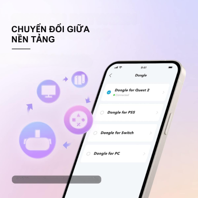 Anker A3850 - Tai nghe không dây gaming Anker Soundcore VR P10 - <div class="css-146c3p1 r-bcqeeo r-1ttztb7 r-qvutc0 r-37j5jr r-a023e6 r-16dba41 r-1adg3ll r-1b5gpbm r-a8ghvy" dir="ltr"><span class="css-1jxf684 r-bcqeeo r-1ttztb7 r-qvutc0 r-poiln3">Tai nghe không dây gaming Anker A3850 Soundcore VR P10 mang đến âm thanh 11mm sống động với độ trễ dưới 30ms, được Meta chứng nhận cho Quest 2. Hỗ trợ kết nối kép Bluetooth 5.2 và 2.4GHz qua USB-C dongle, pin 6 giờ (24 giờ với hộp sạc). Chống nước IPX4, đèn RGB tùy chỉnh qua ứng dụng Soundcore, lý tưởng cho VR và đa nền tảng.</span></div>