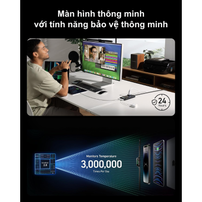 Anker A9128 - Ổ cắm điện sạc nhanh Anker Prime 140W 6-in-1 USB C Charging Station tích smart display - <div class="css-146c3p1 r-bcqeeo r-1ttztb7 r-qvutc0 r-37j5jr r-a023e6 r-16dba41 r-1adg3ll r-1b5gpbm r-a8ghvy" dir="ltr"><span class="css-1jxf684 r-bcqeeo r-1ttztb7 r-qvutc0 r-poiln3">Ổ cắm điện sạc nhanh Anker Prime 140W 6-in-1 USB C Charging Station (A9128) tích hợp 2 ổ AC, 2 cổng USB-C, 2 cổng USB-A, công suất tối đa 140W. Màn hình thông minh hiển thị trạng thái sạc, công nghệ GaNPrime sạc nhanh, dây nguồn 1.5m tháo rời. Gọn nhẹ, an toàn, lý tưởng cho công việc và du lịch.</span></div>