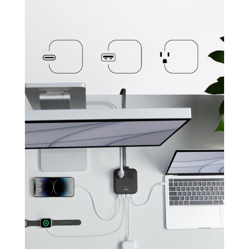 Anker A9129 - Trạm sạc (ổ cắm đa năng) Anker Nano Charging Station 67W - Hình ảnh 4
