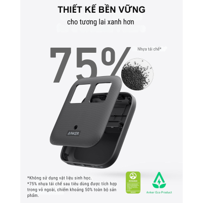 Anker A9129 - Trạm sạc (ổ cắm đa năng) Anker Nano Charging Station 67W - <div class="css-146c3p1 r-bcqeeo r-1ttztb7 r-qvutc0 r-37j5jr r-a023e6 r-16dba41 r-1adg3ll r-1b5gpbm r-a8ghvy" dir="ltr"><span class="css-1jxf684 r-bcqeeo r-1ttztb7 r-qvutc0 r-poiln3">Trạm sạc Anker A9129 (Nano Charging Station 67W) tích hợp 2 ổ AC, 2 cổng USB-C và 2 USB-A, cho phép sạc tối đa 6 thiết bị cùng lúc với công suất 67W. Thiết kế siêu mỏng, dây dài 1.5m, tiện lợi cho gia đình, văn phòng hoặc du lịch. Công nghệ GaN và ActiveShield™ 2.0 đảm bảo sạc nhanh, an toàn.</span></div>