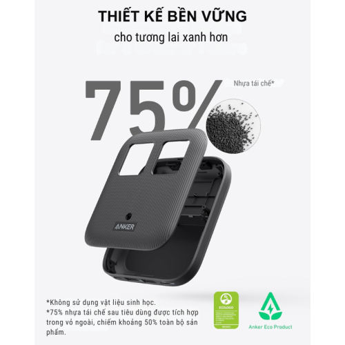 Anker A9129 - Trạm sạc (ổ cắm đa năng) Anker Nano Charging Station 67W - Hình ảnh 6