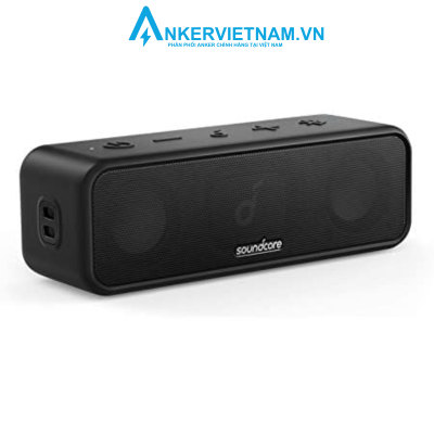 Anker A3117 - Loa không dây Bluetooth Anker Soundcore 3, chống nước, pin 24h chơi nhạc, có app chỉnh nhạc tiện lợi