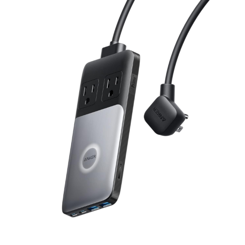 Anker A9126 - Trạm sạc nhanh để bàn Anker 727 GaNPrime 100W, 2 Type C, 2 USB A, 2 AC, LED báo hiệu kèm dây dài 1.5m