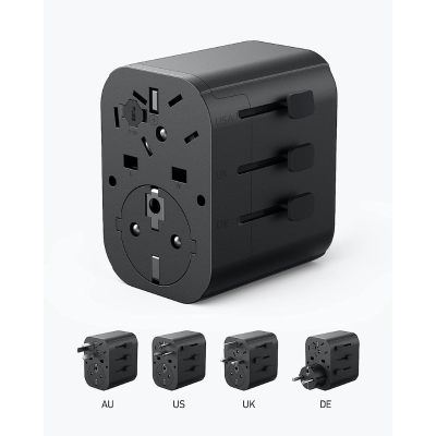 Anker A9212 - Ổ cắm du lịch Anker 30W sạc nhanh PD, AC 2500W - <div class="css-146c3p1 r-bcqeeo r-1ttztb7 r-qvutc0 r-37j5jr r-a023e6 r-16dba41 r-1adg3ll r-1b5gpbm r-a8ghvy" dir="ltr"><span class="css-1jxf684 r-bcqeeo r-1ttztb7 r-qvutc0 r-poiln3">Ổ cắm du lịch Anker A9212 tích hợp sạc nhanh 30W Power Delivery qua USB-C và ổ AC 2500W, hỗ trợ sạc tối đa 4 thiết bị cùng lúc với 1 AC, 2 USB-A và 1 USB-C. Thiết kế nhỏ gọn, tương thích đa quốc gia (UK, EU, US), lý tưởng cho du lịch. Đảm bảo an toàn với hệ thống bảo vệ 6 điểm.</span></div>