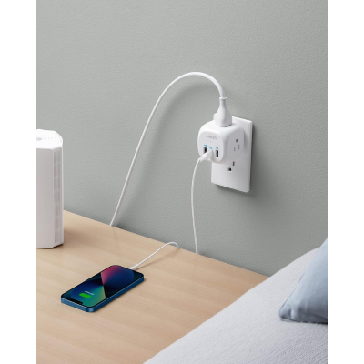 Anker 9231 - Thiết bị mở rộng ổ cắm với 3 ổ cắm và sạc USB C 20W - <div class="css-146c3p1 r-bcqeeo r-1ttztb7 r-qvutc0 r-37j5jr r-a023e6 r-16dba41 r-1adg3ll r-1b5gpbm r-a8ghvy" dir="ltr"><span class="css-1jxf684 r-bcqeeo r-1ttztb7 r-qvutc0 r-poiln3">Thiết bị mở rộng ổ cắm Anker 9231 với 3 ổ cắm AC, 2 cổng USB-A và 1 cổng USB-C 20W sạc nhanh. Nhỏ gọn, dây nguồn 1.5m, tích hợp 7 điểm bảo vệ an toàn. Công suất tối đa 1875W, lý tưởng cho gia đình, văn phòng hay du lịch.</span></div>
