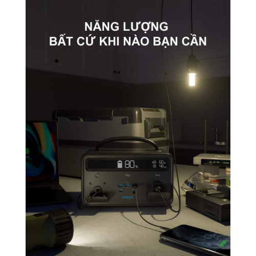 Anker A1730 - Trạm Sạc Anker PowerHouse 2 400/388.8Wh 300W - Hình ảnh 3