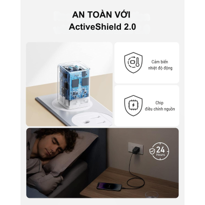 Anker A2039 - Củ sạc nhanh Anker 47W PPS PD Nano 3, GaN 2 - <div class="css-146c3p1 r-bcqeeo r-1ttztb7 r-qvutc0 r-37j5jr r-a023e6 r-16dba41 r-1adg3ll r-1b5gpbm r-a8ghvy" dir="ltr"><span class="css-1jxf684 r-bcqeeo r-1ttztb7 r-qvutc0 r-poiln3">Anker A2039 – Củ sạc nhanh 47W PPS/PD Nano 3, GaN II, với 2 cổng USB-C, sạc nhanh cho iPhone, iPad, MacBook. Công nghệ GaN II giúp thiết kế nhỏ gọn, hiệu suất cao, tản nhiệt tốt. Sạc đồng thời 2 thiết bị với tổng công suất 47W, tích hợp bảo vệ an toàn ActiveShield 2.0.</span></div>