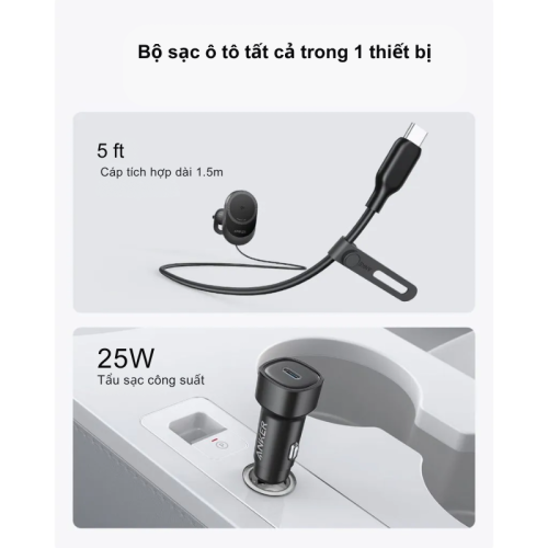 Anker B2932 - Bộ sạc nhanh ô tô không dây Anker MagGo, công nghệ Qi2 15W, điều chỉnh 360%, phiên bản 2024 - Hình ảnh 5