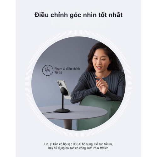 Đế sạc không dây Anker Qi2 A25X1, công suất 15W - Hình ảnh 5