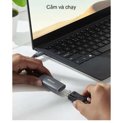 Hub Anker 518 USB-C to HDMI 2.1 8K - A8317 - <div class="css-146c3p1 r-bcqeeo r-1ttztb7 r-qvutc0 r-37j5jr r-a023e6 r-16dba41 r-1adg3ll r-1b5gpbm r-a8ghvy" dir="ltr"><span class="css-1jxf684 r-bcqeeo r-1ttztb7 r-qvutc0 r-poiln3">Hub Anker 518 USB-C to HDMI 2.1 8K (A8317) mang đến trải nghiệm hình ảnh đỉnh cao với độ phân giải lên tới 8K@60Hz hoặc 4K@144Hz. Sản phẩm hỗ trợ cắm và chạy, tương thích đa dạng thiết bị USB-C và màn hình HDMI. Thiết kế nhỏ gọn, tiện lợi cùng khả năng hiển thị nội dung mã hóa HDCP giúp nâng cao trải nghiệm giải trí và công việc.</span></div>