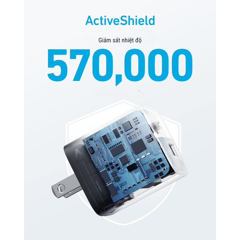 Anker A2331 - Củ sạc Anker 2 Cổng 323 33W - <div class="css-146c3p1 r-bcqeeo r-1ttztb7 r-qvutc0 r-37j5jr r-a023e6 r-16dba41 r-1adg3ll r-1b5gpbm r-a8ghvy" dir="ltr"><span class="css-1jxf684 r-bcqeeo r-1ttztb7 r-qvutc0 r-poiln3">Anker A2331 – Củ sạc Anker 2 cổng 323 33W với 1 USB-C PD và 1 USB-A, sạc nhanh cho iPhone, Samsung, iPad. Công suất tối đa 33W, thiết kế nhỏ gọn, chân gập tiện lợi. Tích hợp bảo vệ an toàn ActiveShield, lý tưởng cho người dùng cần sạc đa thiết bị.</span></div>