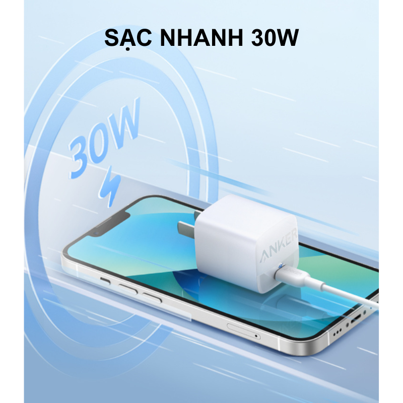 Anker A2639 - Củ sạc nhanh Anker 313, công suất 30W, PD QC3.0 Anker A2639 - Củ sạc nhanh Anker 313, công suất 30W, PD QC3.0 - <div class="css-146c3p1 r-bcqeeo r-1ttztb7 r-qvutc0 r-37j5jr r-a023e6 r-16dba41 r-1adg3ll r-1b5gpbm r-a8ghvy" dir="ltr"><span class="css-1jxf684 r-bcqeeo r-1ttztb7 r-qvutc0 r-poiln3">Anker A2639 – Củ sạc nhanh Anker 313 30W với cổng USB-C, hỗ trợ PD và QC3.0, sạc nhanh cho iPhone, Samsung, iPad. Thiết kế siêu nhỏ gọn, chân gập tiện lợi, tích hợp bảo vệ MultiProtect. Lý tưởng cho người dùng cần sạc hiệu quả khi di chuyển.</span></div>