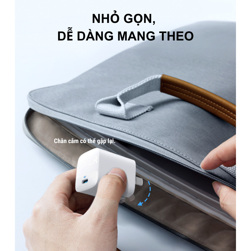 Anker A2639 - Củ sạc nhanh Anker 313, công suất 30W, PD QC3.0 Anker A2639 - Củ sạc nhanh Anker 313, công suất 30W, PD QC3.0 - <div class="css-146c3p1 r-bcqeeo r-1ttztb7 r-qvutc0 r-37j5jr r-a023e6 r-16dba41 r-1adg3ll r-1b5gpbm r-a8ghvy" dir="ltr"><span class="css-1jxf684 r-bcqeeo r-1ttztb7 r-qvutc0 r-poiln3">Anker A2639 – Củ sạc nhanh Anker 313 30W với cổng USB-C, hỗ trợ PD và QC3.0, sạc nhanh cho iPhone, Samsung, iPad. Thiết kế siêu nhỏ gọn, chân gập tiện lợi, tích hợp bảo vệ MultiProtect. Lý tưởng cho người dùng cần sạc hiệu quả khi di chuyển.</span></div>