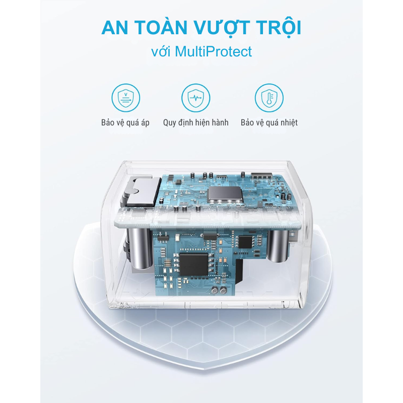 Bộ củ cáp sạc nhanh Anker 312 B2640 30W, kèm Cáp C to C dài 0.9m - Bộ củ cáp sạc nhanh Anker 312 B2640 30W đi kèm cáp USB-C to USB-C dài 0.9m, hỗ trợ sạc nhanh Power Delivery (PD) cho iPhone, Samsung và nhiều thiết bị khác. Thiết kế nhỏ gọn, chân gập tiện lợi, dễ mang theo. Đảm bảo an toàn với công nghệ MultiProtect, công suất tối đa 30W đáp ứng nhu cầu sạc hiệu quả.