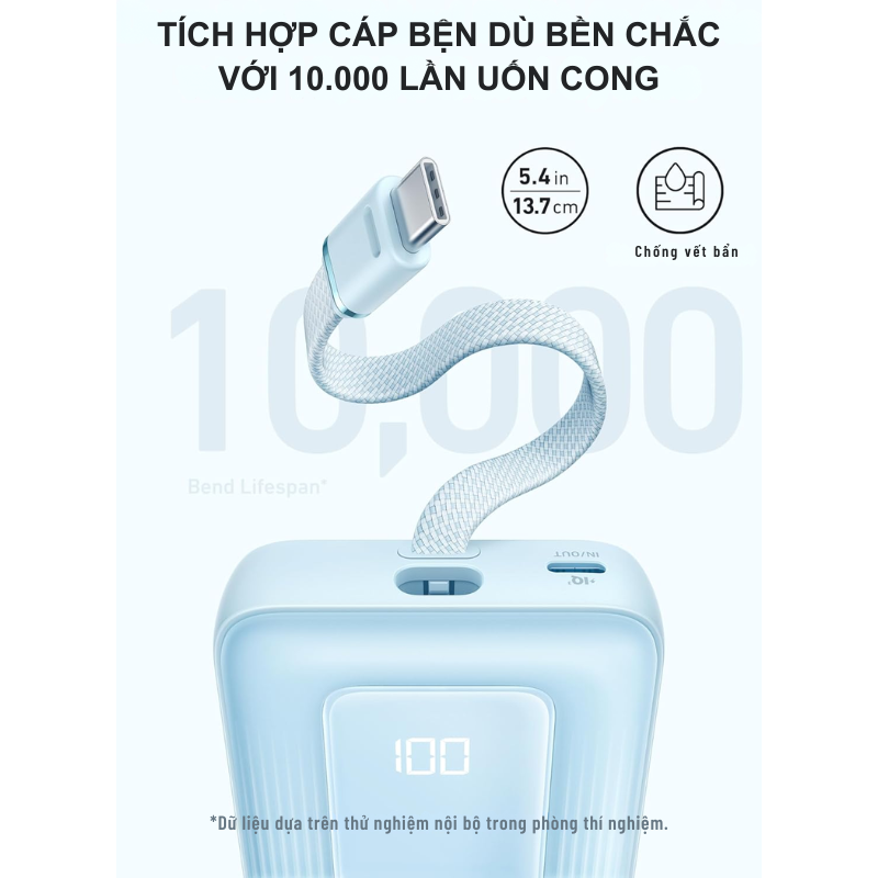 Pin Dự Phòng Anker Zolo 30W 10000mAh A1688 Tích Hợp Cáp Type C - <div class="css-146c3p1 r-bcqeeo r-1ttztb7 r-qvutc0 r-37j5jr r-a023e6 r-16dba41 r-1adg3ll r-1b5gpbm r-a8ghvy" dir="ltr"><span class="css-1jxf684 r-bcqeeo r-1ttztb7 r-qvutc0 r-poiln3">Pin Dự Phòng Anker Zolo 30W 10000mAh A1688 là giải pháp sạc tiện lợi với cáp USB-C tích hợp bền bỉ. Dung lượng 10.000mAh cùng công suất sạc nhanh 30W giúp sạc thiết bị nhanh chóng, hiệu quả. Thiết kế nhỏ gọn (109.7 x 65.5 x 24.9mm, 218g) dễ mang theo mọi lúc mọi nơi. Tương thích đa dạng từ iPhone, Samsung đến máy tính bảng.</span></div>