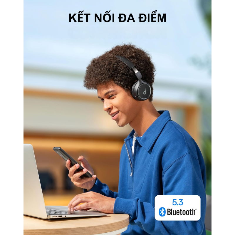 Anker A3012 - Tai nghe không dây chụp tai soundcore H30i | Hỗ trợ app | Pin khủng | Bluetooth 5.3 - <div class="css-146c3p1 r-bcqeeo r-1ttztb7 r-qvutc0 r-37j5jr r-a023e6 r-16dba41 r-1adg3ll r-1b5gpbm r-a8ghvy" dir="ltr"><span class="css-1jxf684 r-bcqeeo r-1ttztb7 r-qvutc0 r-poiln3">Tai nghe không dây chụp tai Anker A3012 Soundcore H30i mang đến âm thanh bass mạnh mẽ với driver 40mm, kết nối Bluetooth 5.3 ổn định và thời lượng pin lên đến 70 giờ. Hỗ trợ ứng dụng Soundcore để tùy chỉnh EQ, thiết kế gập gọn nhẹ chỉ 183g. Sạc nhanh 5 phút cho 4 giờ sử dụng, lý tưởng cho người dùng năng động.</span></div>