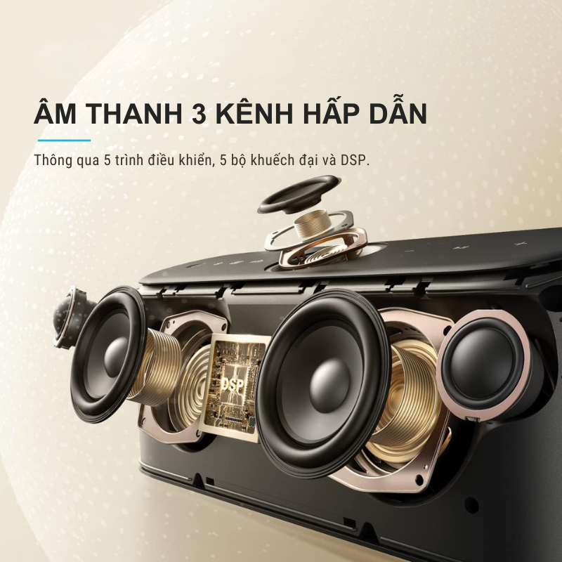 Anker A3130 - Loa Bluetooth Anker soundcore Motion X600 - <div class="css-146c3p1 r-bcqeeo r-1ttztb7 r-qvutc0 r-37j5jr r-a023e6 r-16dba41 r-1adg3ll r-1b5gpbm r-a8ghvy" dir="ltr"><span class="css-1jxf684 r-bcqeeo r-1ttztb7 r-qvutc0 r-poiln3">Loa Bluetooth Anker A3130 Soundcore Motion X600 mang đến âm thanh không gian Hi-Res 50W sống động, tích hợp công nghệ LDAC cho chất lượng vượt trội. Chống nước IPX7, pin 12 giờ, thiết kế tay cầm tiện lợi. Dễ dàng tùy chỉnh qua ứng dụng Soundcore, phù hợp mọi không gian.</span></div>