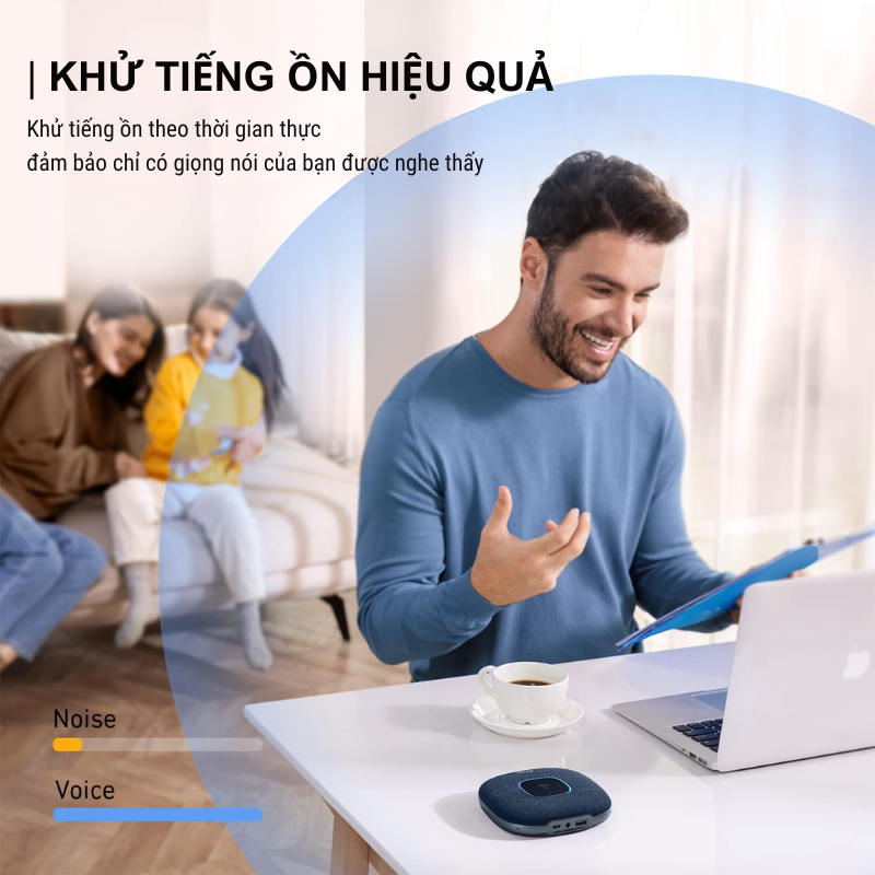 Anker A3302 - Loa hội nghị Bluetooth Anker PowerConf S3 Speakerphone - <div class="css-146c3p1 r-bcqeeo r-1ttztb7 r-qvutc0 r-37j5jr r-a023e6 r-16dba41 r-1adg3ll r-1b5gpbm r-a8ghvy" dir="ltr"><span class="css-1jxf684 r-bcqeeo r-1ttztb7 r-qvutc0 r-poiln3">Loa hội nghị Bluetooth Anker A3302 PowerConf S3 sở hữu 6 micro thu âm 360° và công suất 3W, tích hợp công nghệ tăng cường giọng nói thông minh. Pin 24 giờ, kết nối Bluetooth 5.0 và USB-C, chống ồn hiệu quả. Dễ dàng tùy chỉnh qua ứng dụng, hoàn hảo cho hội họp tại nhà hoặc văn phòng.</span></div>