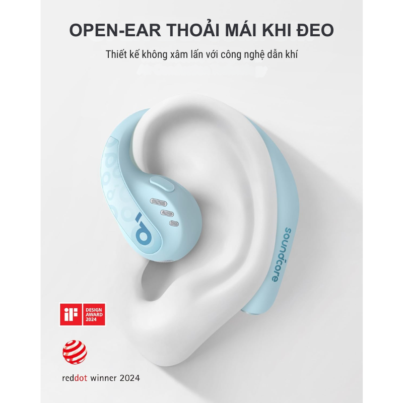 Anker A3871 - Tai nghe dẫn khí thể thao Bluetooth Anker Soundcore AeroFit Pro - <div class="css-146c3p1 r-bcqeeo r-1ttztb7 r-qvutc0 r-37j5jr r-a023e6 r-16dba41 r-1adg3ll r-1b5gpbm r-a8ghvy" dir="ltr"><span class="css-1jxf684 r-bcqeeo r-1ttztb7 r-qvutc0 r-poiln3">Tai nghe dẫn khí thể thao Bluetooth Anker A3871 Soundcore AeroFit Pro với thiết kế tai mở, driver 16.2mm phủ titanium cho âm thanh Hi-Res và bass mạnh mẽ. Chống nước IPX5, pin 14 giờ (46 giờ với hộp sạc), kết nối Bluetooth 5.3 và LDAC. Thoải mái, an toàn, tùy chỉnh qua ứng dụng Soundcore, lý tưởng cho thể thao.</span></div>
