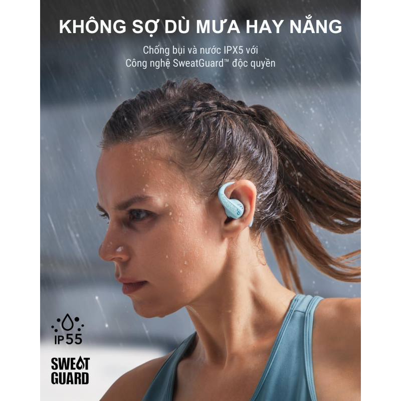Anker A3871 - Tai nghe dẫn khí thể thao Bluetooth Anker Soundcore AeroFit Pro - <div class="css-146c3p1 r-bcqeeo r-1ttztb7 r-qvutc0 r-37j5jr r-a023e6 r-16dba41 r-1adg3ll r-1b5gpbm r-a8ghvy" dir="ltr"><span class="css-1jxf684 r-bcqeeo r-1ttztb7 r-qvutc0 r-poiln3">Tai nghe dẫn khí thể thao Bluetooth Anker A3871 Soundcore AeroFit Pro với thiết kế tai mở, driver 16.2mm phủ titanium cho âm thanh Hi-Res và bass mạnh mẽ. Chống nước IPX5, pin 14 giờ (46 giờ với hộp sạc), kết nối Bluetooth 5.3 và LDAC. Thoải mái, an toàn, tùy chỉnh qua ứng dụng Soundcore, lý tưởng cho thể thao.</span></div>