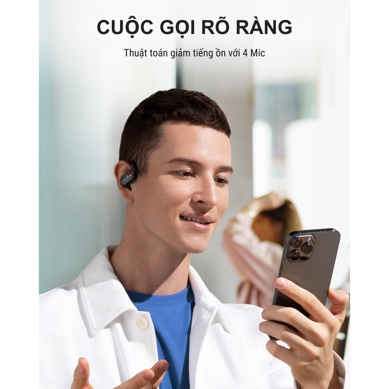 Anker A3873 - Tai nghe bluetooth Open-Ear Soundcore V30i thiết kế mở | Siêu gọn nhẹ | Chống nước IPX5 - <div class="css-146c3p1 r-bcqeeo r-1ttztb7 r-qvutc0 r-37j5jr r-a023e6 r-16dba41 r-1adg3ll r-1b5gpbm r-a8ghvy" dir="ltr"><span class="css-1jxf684 r-bcqeeo r-1ttztb7 r-qvutc0 r-poiln3">Tai nghe Bluetooth Anker A3873 Soundcore V30i với thiết kế tai mở siêu nhẹ, driver 14.2mm sinh học cho âm trầm mạnh mẽ. Chống nước IPX5, pin 12 giờ (36 giờ với hộp sạc), kết nối Bluetooth 5.3. Thoải mái, an toàn, tùy chỉnh EQ qua ứng dụng Soundcore, lý tưởng cho thể thao và di chuyển.</span></div>