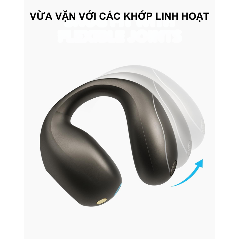 Tai nghe nhét tai Open ear Anker Soundcore C40i A3331, Thiết kế khớp nối linh hoạt, Điều khiển bằng nút bấm - <div class="css-146c3p1 r-bcqeeo r-1ttztb7 r-qvutc0 r-37j5jr r-a023e6 r-16dba41 r-1adg3ll r-1b5gpbm r-a8ghvy" dir="ltr"><span class="css-1jxf684 r-bcqeeo r-1ttztb7 r-qvutc0 r-poiln3">Tai nghe nhét tai mở Anker A3331 Soundcore C40i với thiết kế khớp nối linh hoạt, driver 12x17mm cho âm thanh rõ nét. Chống nước IPX4, pin 7 giờ (21 giờ với hộp sạc), Bluetooth 5.4, nút bấm điều khiển tiện lợi. Nhẹ, thoải mái, phù hợp cho thể thao và sử dụng hàng ngày.</span></div>