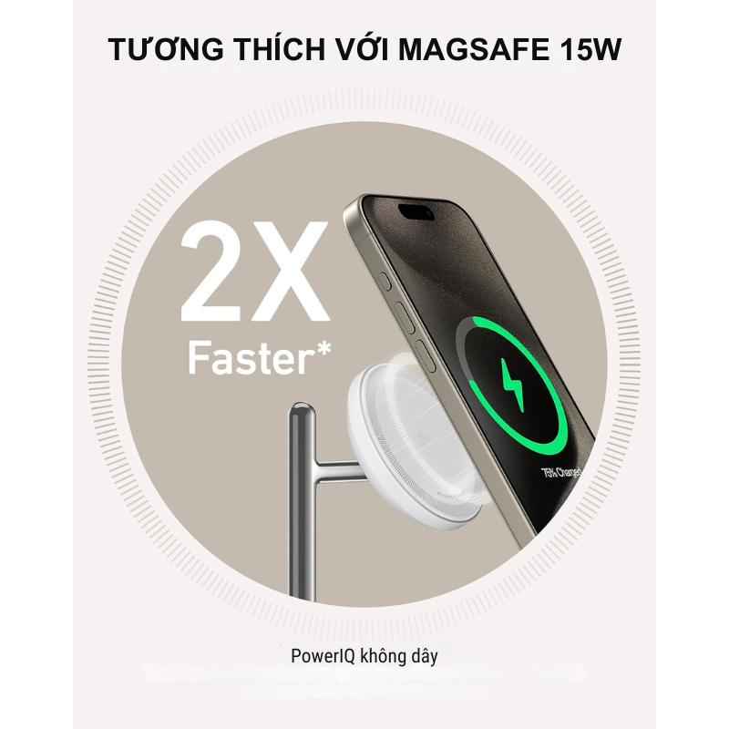 Anker A25M3 - Đế sạc không dây Anker MagGo 3-in-1 Wireless Charging Station Qi2 Certified 15W Stand Kit - <div class="css-146c3p1 r-bcqeeo r-1ttztb7 r-qvutc0 r-37j5jr r-a023e6 r-16dba41 r-1adg3ll r-1b5gpbm r-a8ghvy" dir="ltr"><span class="css-1jxf684 r-bcqeeo r-1ttztb7 r-qvutc0 r-poiln3">Đế sạc không dây Anker MagGo 3-in-1 (A25M3) với công nghệ Qi2 Certified, cung cấp sạc nhanh 15W cho iPhone, 5W cho Apple Watch và AirPods. Thiết kế "cây" sang trọng, tích hợp ActiveShield 2.0 an toàn, pin lâu dài. Nhỏ gọn, tương thích MagSafe, lý tưởng cho Apple Fan.</span></div>