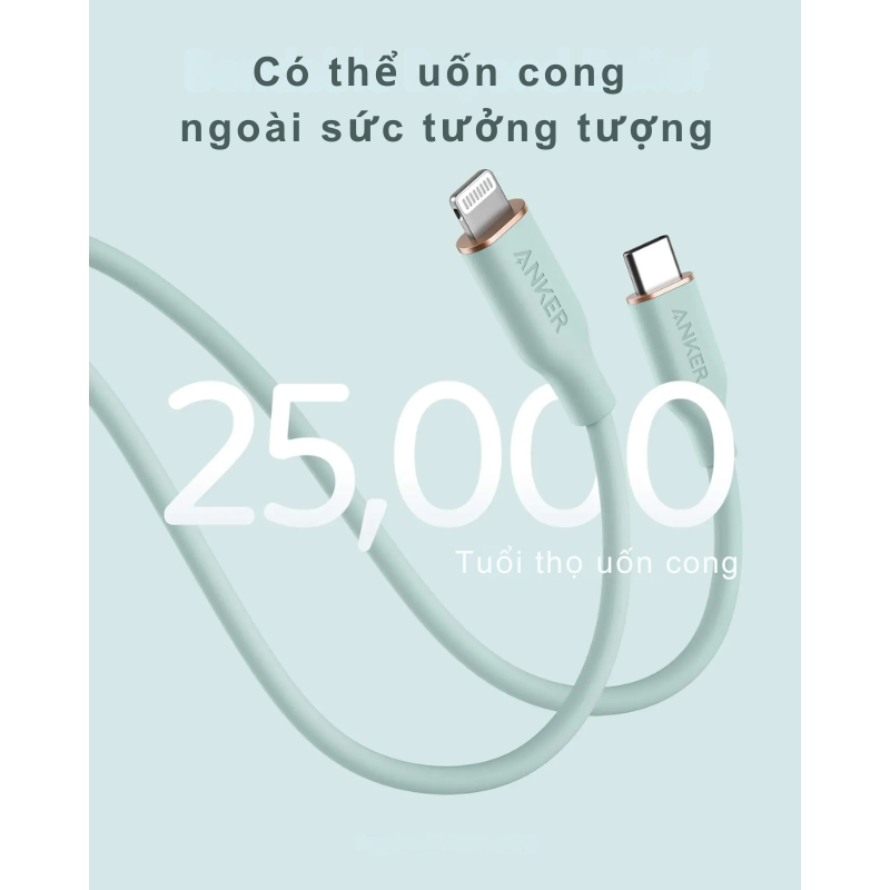 Anker A8662 - Cáp sạc nhanh Anker C to Lightning 0.9m, nhiều màu sắc, chống rối, sạc nhanh - <div class="css-146c3p1 r-bcqeeo r-1ttztb7 r-qvutc0 r-37j5jr r-a023e6 r-16dba41 r-1adg3ll r-1b5gpbm r-a8ghvy" dir="ltr"><span class="css-1jxf684 r-bcqeeo r-1ttztb7 r-qvutc0 r-poiln3">Cáp sạc nhanh Anker A8662 USB-C to Lightning 0.9m là lựa chọn hoàn hảo cho người dùng iPhone, iPad. Với thiết kế chống rối, nhiều màu sắc trẻ trung như Coral Pink, Lavender Grey, sản phẩm hỗ trợ sạc nhanh Power Delivery (PD) ấn tượng. Độ bền vượt trội, chịu được hơn 25.000 lần uốn cong, đảm bảo sử dụng lâu dài.</span></div>