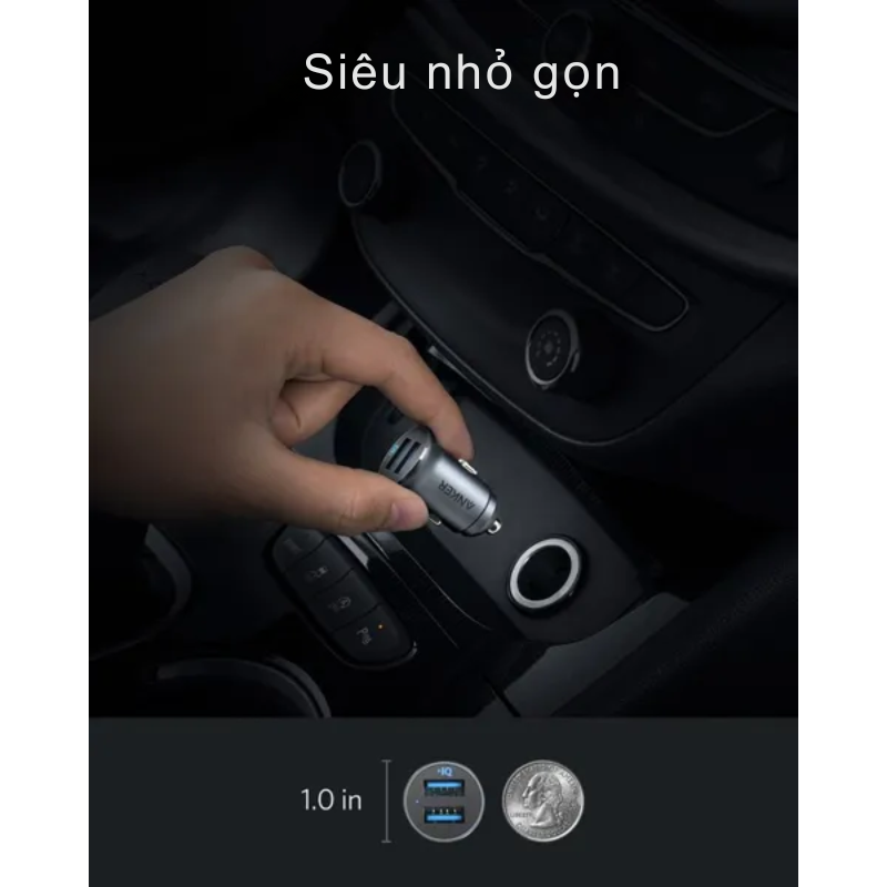 Anker A2727 - Tẩu Sạc ô tô Anker 2 Cổng PowerDrive 2 Alloy Metal - <div class="css-146c3p1 r-bcqeeo r-1ttztb7 r-qvutc0 r-37j5jr r-a023e6 r-16dba41 r-1adg3ll r-1b5gpbm r-a8ghvy" dir="ltr"><span class="css-1jxf684 r-bcqeeo r-1ttztb7 r-qvutc0 r-poiln3">Tẩu sạc ô tô Anker A2727 PowerDrive 2 Alloy Metal sở hữu thiết kế nhỏ gọn với vỏ hợp kim nhôm chống xước, mang đến độ bền cao và vẻ ngoài sang trọng. Trang bị 2 cổng USB-A công suất tổng 24W, tích hợp công nghệ PowerIQ và VoltageBoost, sản phẩm đảm bảo sạc nhanh, an toàn cho 2 thiết bị cùng lúc. Phù hợp với hầu hết thiết bị di động, đây là lựa chọn lý tưởng cho nhu cầu sạc trên xe hơi.</span></div>