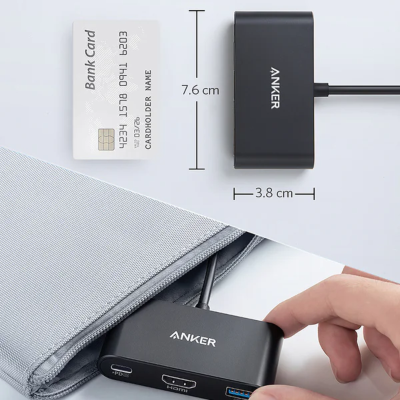 Anker A8339 – Hub 3 trong 1 USB-A 3.0, HDMI và USB Type-C hỗ trợ sạc PD - <div class="css-146c3p1 r-bcqeeo r-1ttztb7 r-qvutc0 r-37j5jr r-a023e6 r-16dba41 r-1adg3ll r-1b5gpbm r-a8ghvy" dir="ltr"><span class="css-1jxf684 r-bcqeeo r-1ttztb7 r-qvutc0 r-poiln3">Anker A8339 là bộ hub 3 trong 1 tiện lợi với cổng USB-A 3.0, HDMI và USB Type-C hỗ trợ sạc PD. Sản phẩm cho phép truyền dữ liệu tốc độ cao 5Gbps, xuất hình ảnh 4K@30Hz và sạc nhanh lên đến 100W (đầu ra 90W). Thiết kế nhỏ gọn, vỏ nhôm sang trọng, phù hợp cho công việc và giải trí. Tương thích với nhiều thiết bị như MacBook, iPad Pro, và laptop USB-C khác.</span></div>