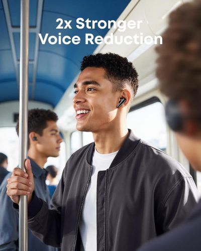 Tai nghe không dây Anker Soundcore Liberty 5, chống ồn, Dolby Audio, Hi-Res LDAC - A3957 - Tai nghe không dây Anker Soundcore Liberty 5 với chống ồn chủ động Adaptive ANC 3.0, hỗ trợ Dolby Audio, LDAC Hi-Res, pin 12 giờ (48 giờ với hộp sạc), sạc nhanh 10 phút cho 5 giờ sử dụng. Bluetooth 5.4, 6 micro AI Clear Calls, IP55 chống nước, lý tưởng cho nghe nhạc, gọi điện và giải trí.