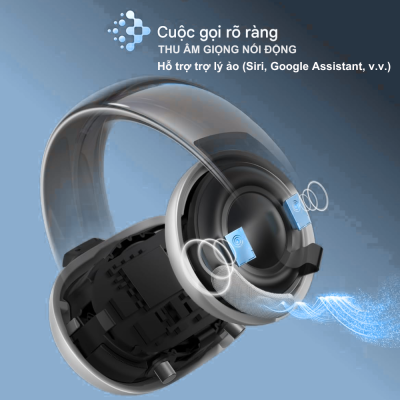 Tai nghe thể thao Anker Soundcore AeroClip A3388 - Thiết Kế Kẹp Tai Thoải Mái, Chống Nước IPX4, Âm Bass Mạnh Mẽ - Trải nghiệm sự tự do và thoải mái tuyệt đối với <strong>tai nghe thể thao Anker Soundcore AeroClip A3388</strong>. Với thiết kế kẹp tai mở độc đáo, sản phẩm mang lại cảm giác dễ chịu suốt ngày dài, lý tưởng cho mọi hoạt động từ tập luyện, chạy bộ đến làm việc. Tận hưởng chất âm vượt trội với âm bass mạnh mẽ được tăng cường bởi công nghệ BassUp độc quyền và màng loa titan 12mm. Chuẩn chống nước IPX4 giúp bạn an tâm luyện tập dưới mọi điều kiện thời tiết. Công nghệ 4 micro tích hợp AI đảm bảo cuộc gọi luôn trong trẻo và rõ ràng, ngay cả trong môi trường ồn ào nhất. Đây chính là người bạn đồng hành không thể thiếu cho phong cách sống năng động của bạn.