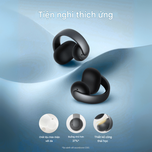 Tai nghe thể thao Anker Soundcore AeroClip A3388 - Thiết Kế Kẹp Tai Thoải Mái, Chống Nước IPX4, Âm Bass Mạnh Mẽ - Hình ảnh 3
