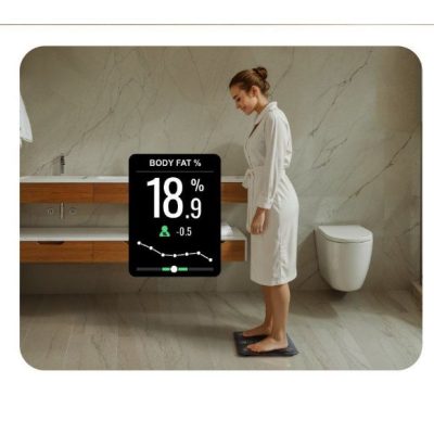 Cân điện tử thông minh Anker EUFY C20 T9130 – Đo 16 chỉ số cơ thể, màn hình LED, Bluetooth - Cân điện tử thông minh <strong>Anker EUFY C20 T9130</strong> giúp bạn đo chính xác 16 chỉ số cơ thể như cân nặng, BMI, tỷ lệ mỡ, cơ bắp và lượng nước. Màn hình LED TFT lớn hiển thị rõ ràng, kết nối Bluetooth với ứng dụng EufyLife, phù hợp cho cả gia đình theo dõi sức khỏe.