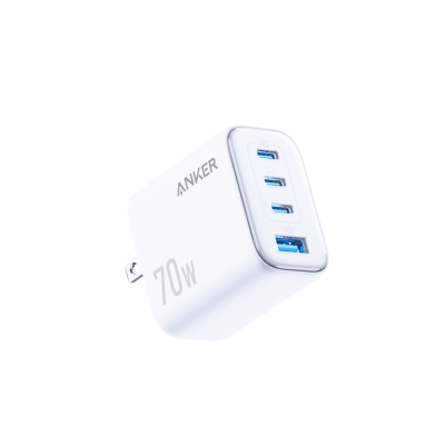 Củ sạc Anker Zolo 4-Port 70W (A121C) - Sạc Đa Năng Tối Ưu Cho 4 Thiết Bị Cùng Lúc
