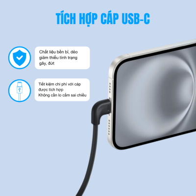 Pin sạc dự phòng Anker Zolo Power Bank 20000mAh - A110E: Nguồn Năng Lượng Cho Mọi Chuyến Đi - Mang theo nguồn năng lượng vô tận với <strong>Pin sạc dự phòng Anker Zolo Power Bank 20000mAh - A110E</strong>. Với dung lượng lớn 20000mAh, pin dự phòng này đảm bảo các thiết bị của bạn luôn được sạc đầy nhiều lần, lý tưởng cho những chuyến đi dài, công tác hay khi không có ổ cắm. Tích hợp công nghệ sạc nhanh và an toàn của Anker, <strong>Anker Zolo Power Bank A110E</strong> tương thích rộng rãi với hầu hết điện thoại, máy tính bảng. Thiết kế bền bỉ, dễ mang theo biến <strong>Pin sạc dự phòng Anker Zolo Power Bank 20000mAh - A110E</strong> thành người bạn đồng hành không thể thiếu, giúp bạn luôn kết nối mọi lúc mọi nơi.